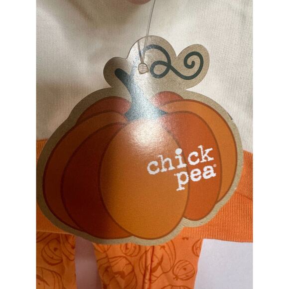 NWT Chick Pea Baby‎ Halloween Pumpkin Set Size 18M - Picture 3 of 13